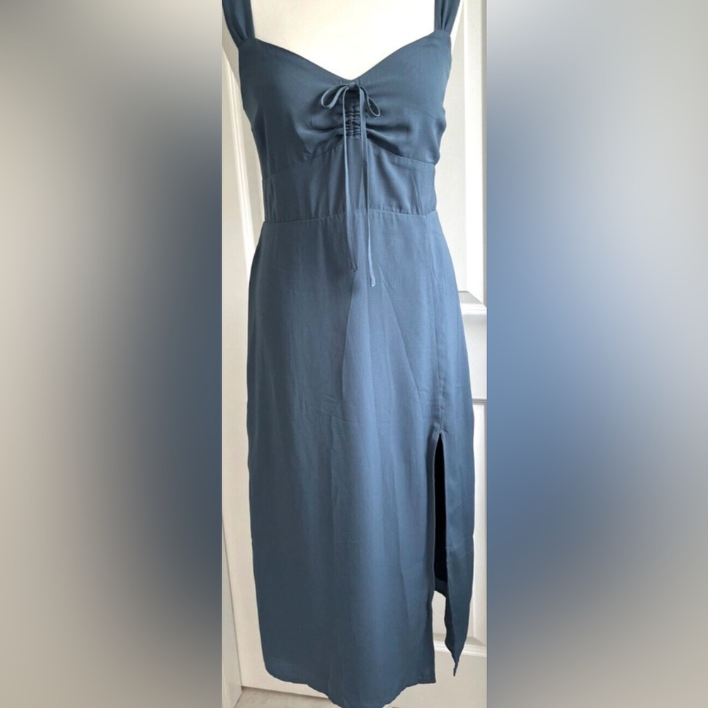 Abercrombie & Fitch Blue Dress w/ Slit